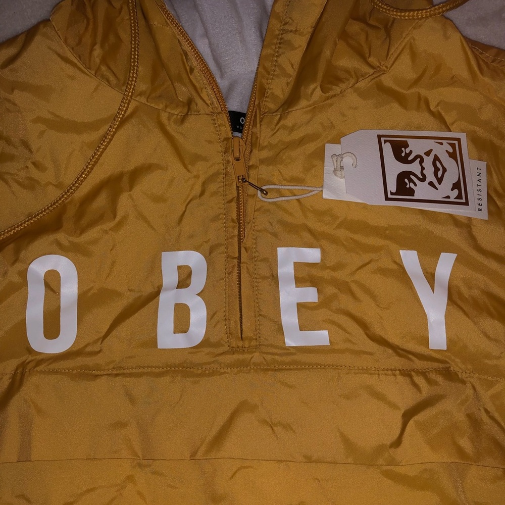 Obey jacket rain jacket